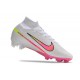 Nike Air Zoom Mercurial Superfly 9 Elite FG White Pink