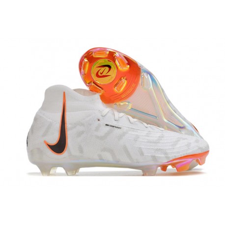 Nike Phantom Luna NU Elite FG White Black Total Orange