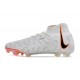 Nike Phantom Luna NU Elite FG White Black Total Orange