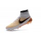 Best Nike Magista Obra FG Shoes For Men White Glod Black