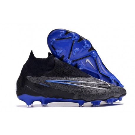 Nike Phantom GX Elite Gripknit DF FG Black Chrome Hyper Royal