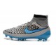 Best Nike Magista Obra FG Shoes For Men Wolf Grey Turquoise Blue Black