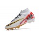 Nike Mercurial Zoom Superfly 9 Elite MR FG White Red Gold