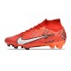 Nike Air Zoom Mercurial Superfly 9 Elite FG MDS Light Crimson Pale Ivory Bright Mandarin