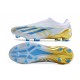 adidas X Crazyfast .1 Laceless FG White Blue Gold