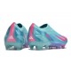 adidas X Crazyfast .1 Laceless Messi X Miami.1 FG Turquosie Pink