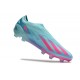 adidas X Crazyfast .1 Laceless Messi X Miami.1 FG Turquosie Pink