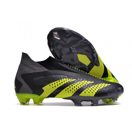 adidas Predator Accuracy+ FG Core Black Team Solar Yellow 2 Grey Five