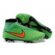 Football Boots For Men Nike Magista Obra FG Poison Green Total Orange Black