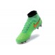 Football Boots For Men Nike Magista Obra FG Poison Green Total Orange Black