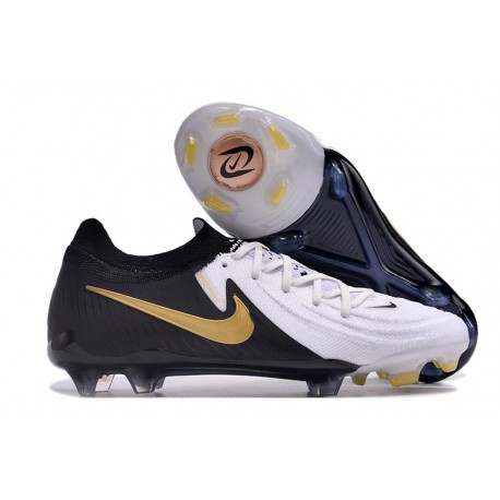 Nike Phantom Luna II Elite Low FG White Black Metallic Gold Coin