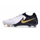 Nike Phantom Luna II Elite Low FG White Black Metallic Gold Coin