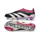 adidas Predator Elite Laceless FG Black White Purple