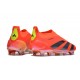 adidas Predator Elite Laceless FG Predstrike - Solar Red Core Black Solar Yellow