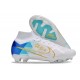 Nike Air Zoom Mercurial Superfly 9 Elite FG White Blue Gold