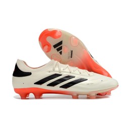 adidas Copa Pure 2 Elite+ FG Cleat KT Solar Energy - Ivory Core Black Solar Red