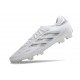 adidas Copa Pure 2 Elite+ FG Cleat Pearlized - White Silver Metallic