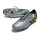 Nike Tiempo Legend 10 Elite FG Cleats Grey Black Green