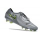 Nike Tiempo Legend 10 Elite FG Cleats Grey Black Green