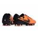 Nike Tiempo Legend 10 Elite FG Cleats Orange Black