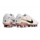 Nike Tiempo Legend 10 Elite FG Cleats White Gold Black