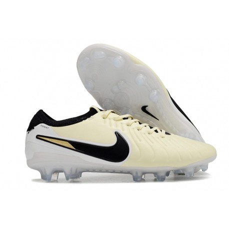 Nike Tiempo Legend 10 Elite FG Cleats Lemonade Black