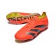 adidas Predator Low Elite Firm Ground Predstrike - Solar Red Core Black Solar Yellow