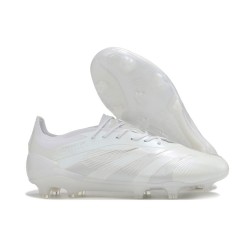 adidas Predator Low Elite Firm Ground White Silver