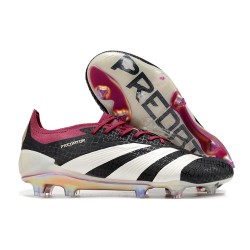 adidas Predator Low Elite Firm Ground Black White Purple