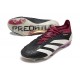 adidas Predator Low Elite Firm Ground Black White Purple