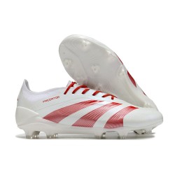 adidas Predator Low Elite Firm Ground White Red