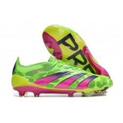 adidas Predator Low Elite Firm Ground Generation Pred - Solar Green Shock Pink Lucid Lemon