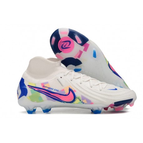 Nike Phantom Luna 2 Elite FG White PInk Blue