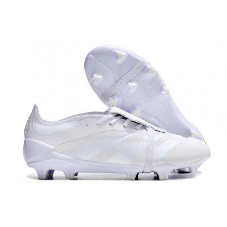 adidas Predator Elite Tongue FG White Silver