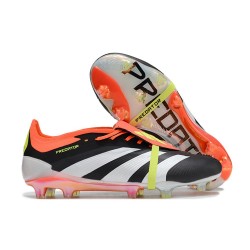 adidas Predator Elite Tongue FG Solar Energy - Core Black White Red