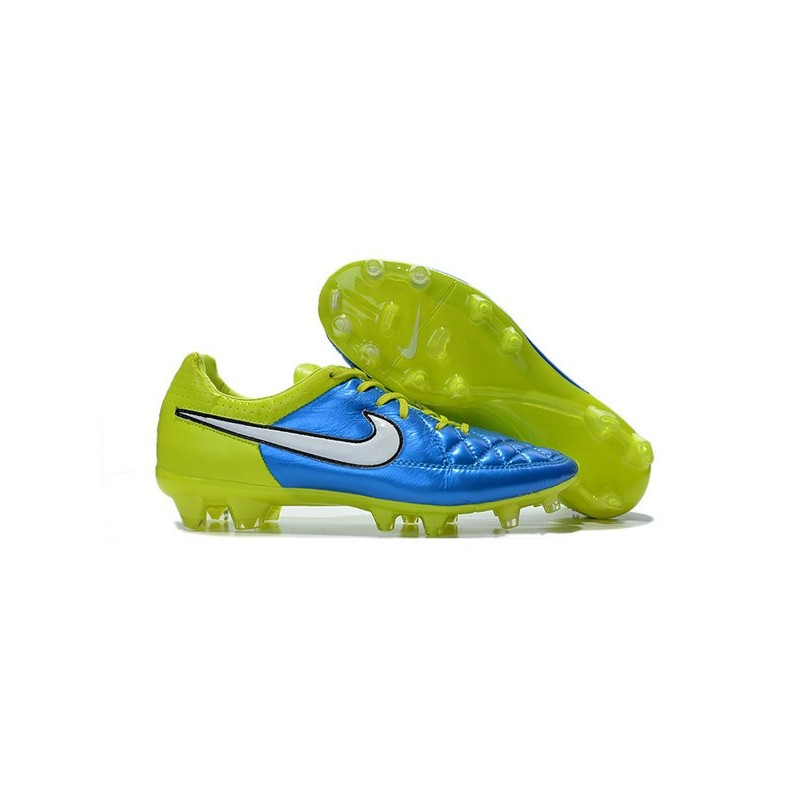 nike tiempo legend v blue and yellow