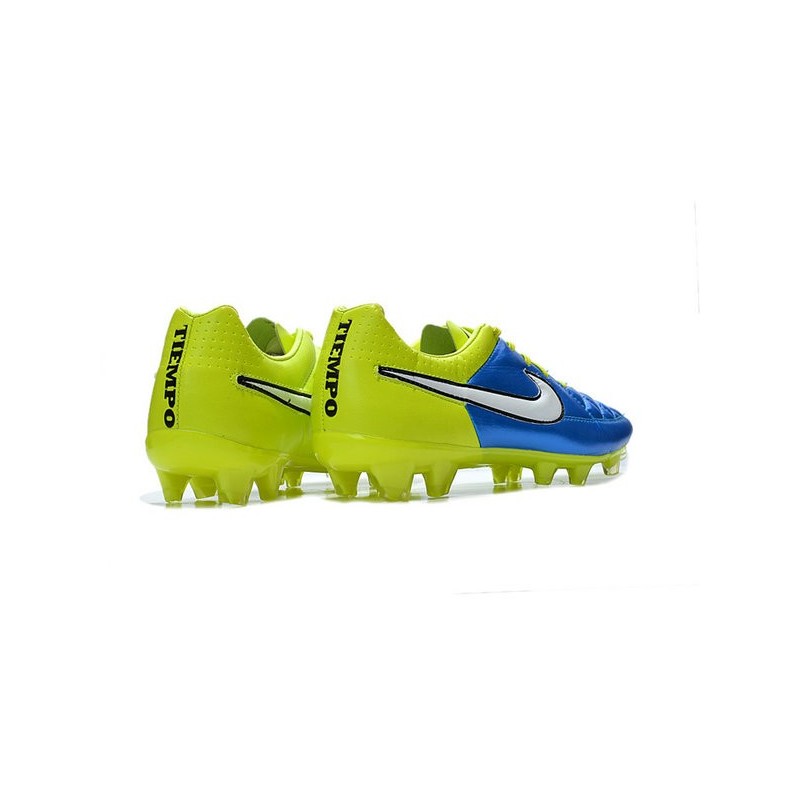 nike tiempo legend v fg white black blue