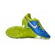 Nike Football Boots For Men - Tiempo Legend V FG Blue Volt White