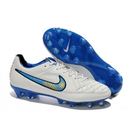 nike tiempo legend v white blue