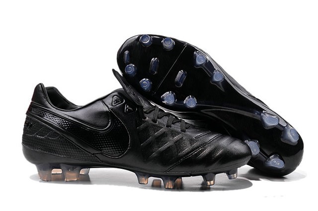 nike tiempo all black