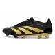 adidas Predator Low Elite Firm Ground Black Gold