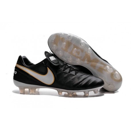 white and gold nike tiempo football boots