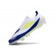 adidas F50 Elite Laceless FG White Blue Volt