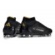 adidas F50 Elite Mid FG Core Black Iron Met Gold Met