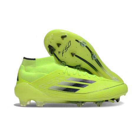 adidas F50 Elite Mid Cut FG Solar Yellow Black