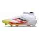 adidas F50 Elite Mid FG White Lucid Red Solar Yellow