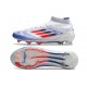 adidas F50 Elite Mid FG Advancement - Footwear White Solar Red Lucid Blue