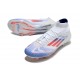 adidas F50 Elite Mid FG Advancement - Footwear White Solar Red Lucid Blue