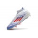 adidas F50 Elite Mid FG Advancement - Footwear White Solar Red Lucid Blue