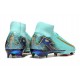 Nike Mercurial Superfly X Elite FG Cleat Ocean Cube Gold Blue